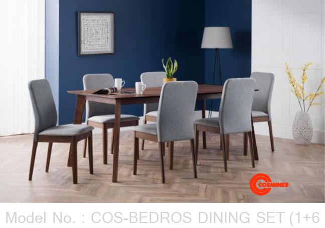 COS-BEDROS DINING SET (1+6)